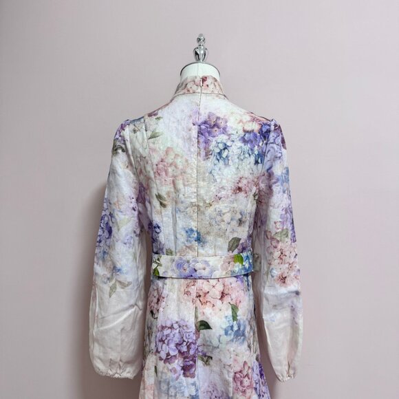 NWOT ！Zimmermann Dawning Buttoned Midi Dress - Size 1/AU6 - Picture 10 of 14